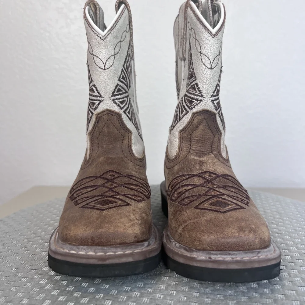 Dan Post Kids Lil Kite Days‎ Western Boots Youth 12 D Cowboy Ranch Outdoor